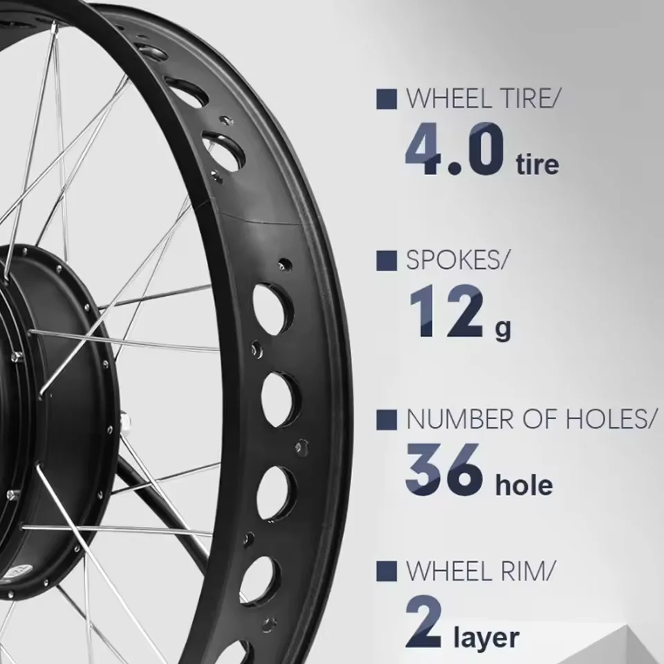 72V 3000W Ebike Snow Bike Conv - đánh giá và giá Fat Tire Ebike Conversion Kit 2000W